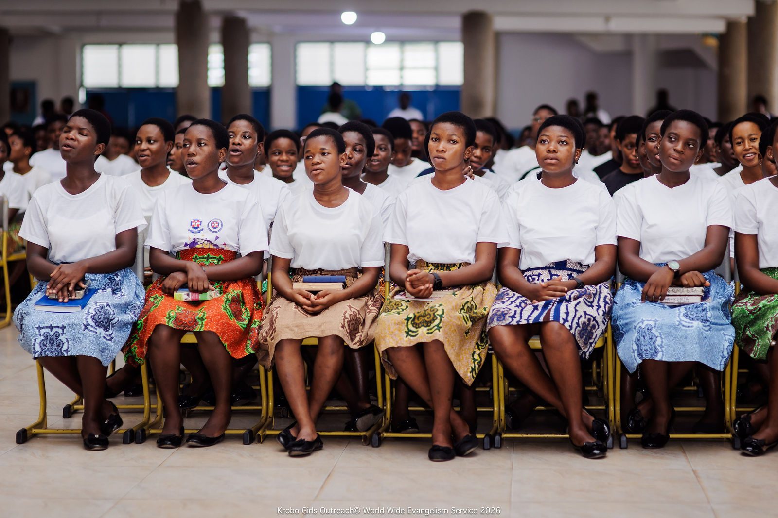 Young people at a WES event